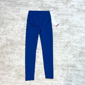 Ingrid+Isabel Maternity Womens XS Blue Core Active Leggings Full Panel Comfort